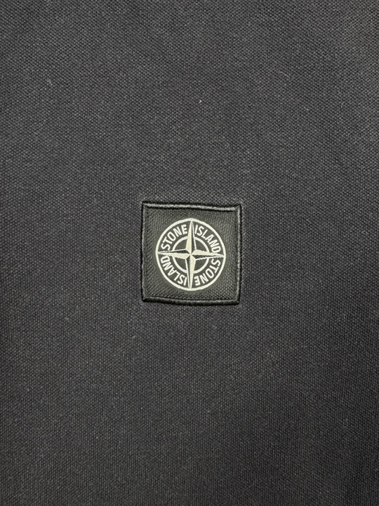 Stone Island Polo Dettagli Bianchi