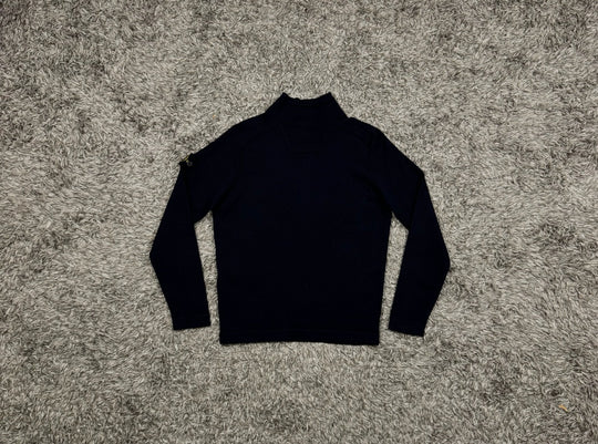 Stone Island maglione in lana half zip