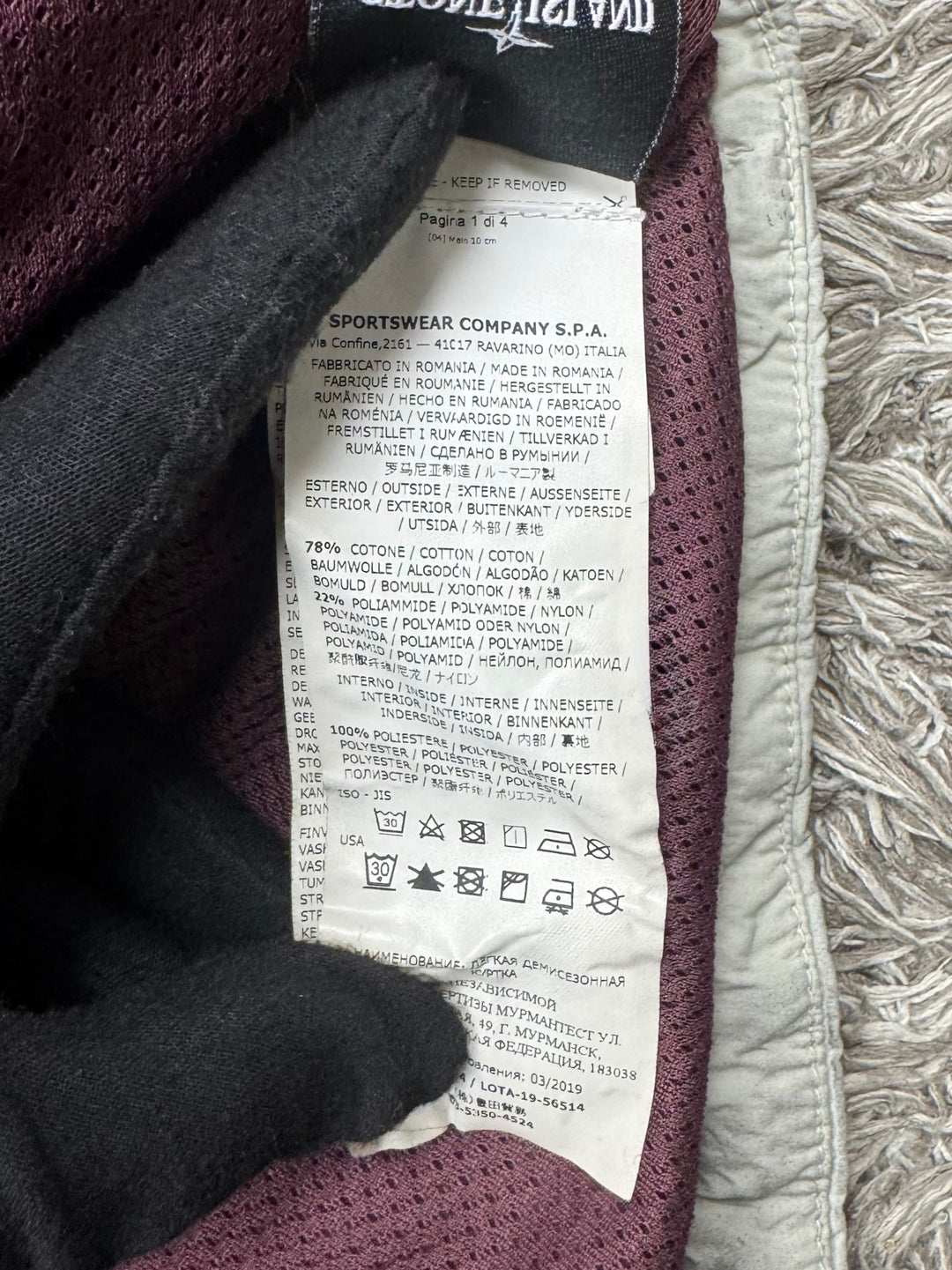 Stone Island giubbotto Customized