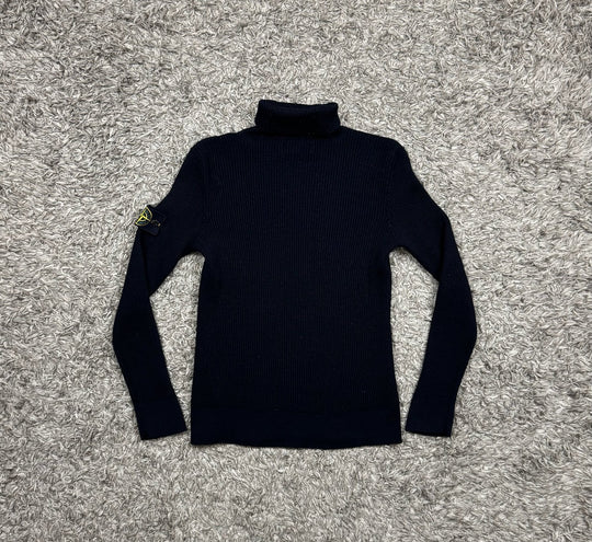 Stone Island maglione dolcevita a coste