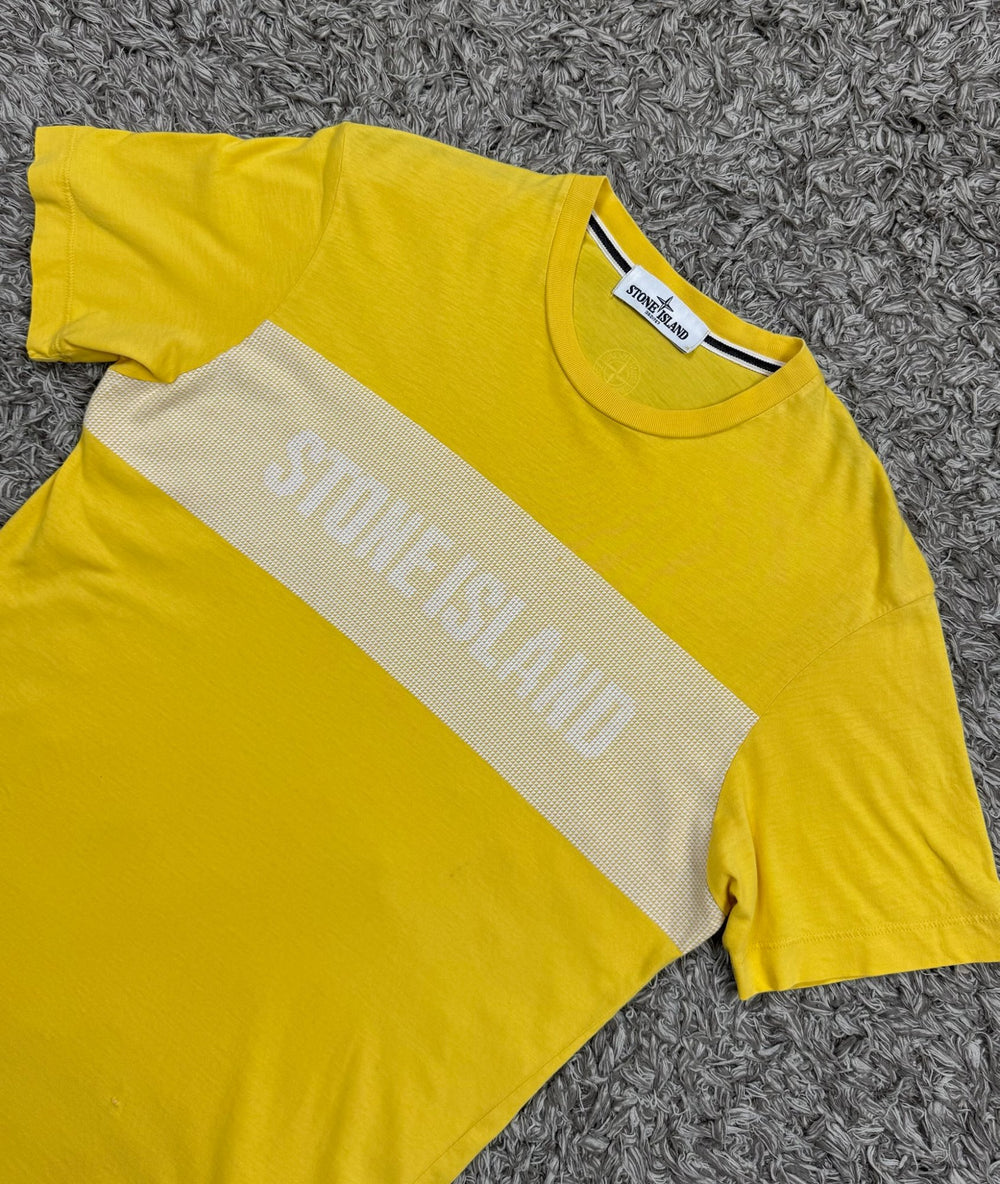 Stone Island t-shirt con stampa gommata
