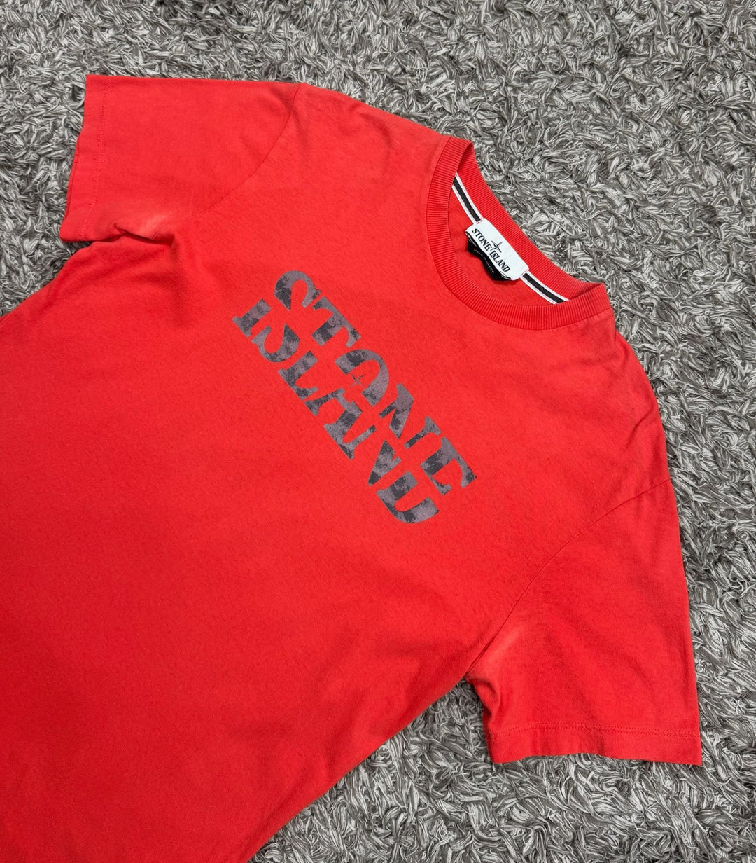 Stone Island t-shirt con scritta