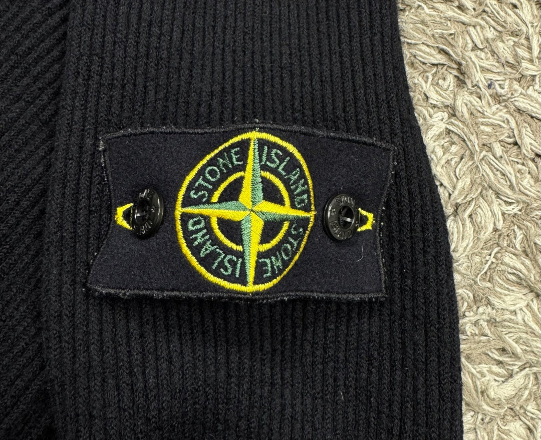 Stone Island maglione dolcevita a coste