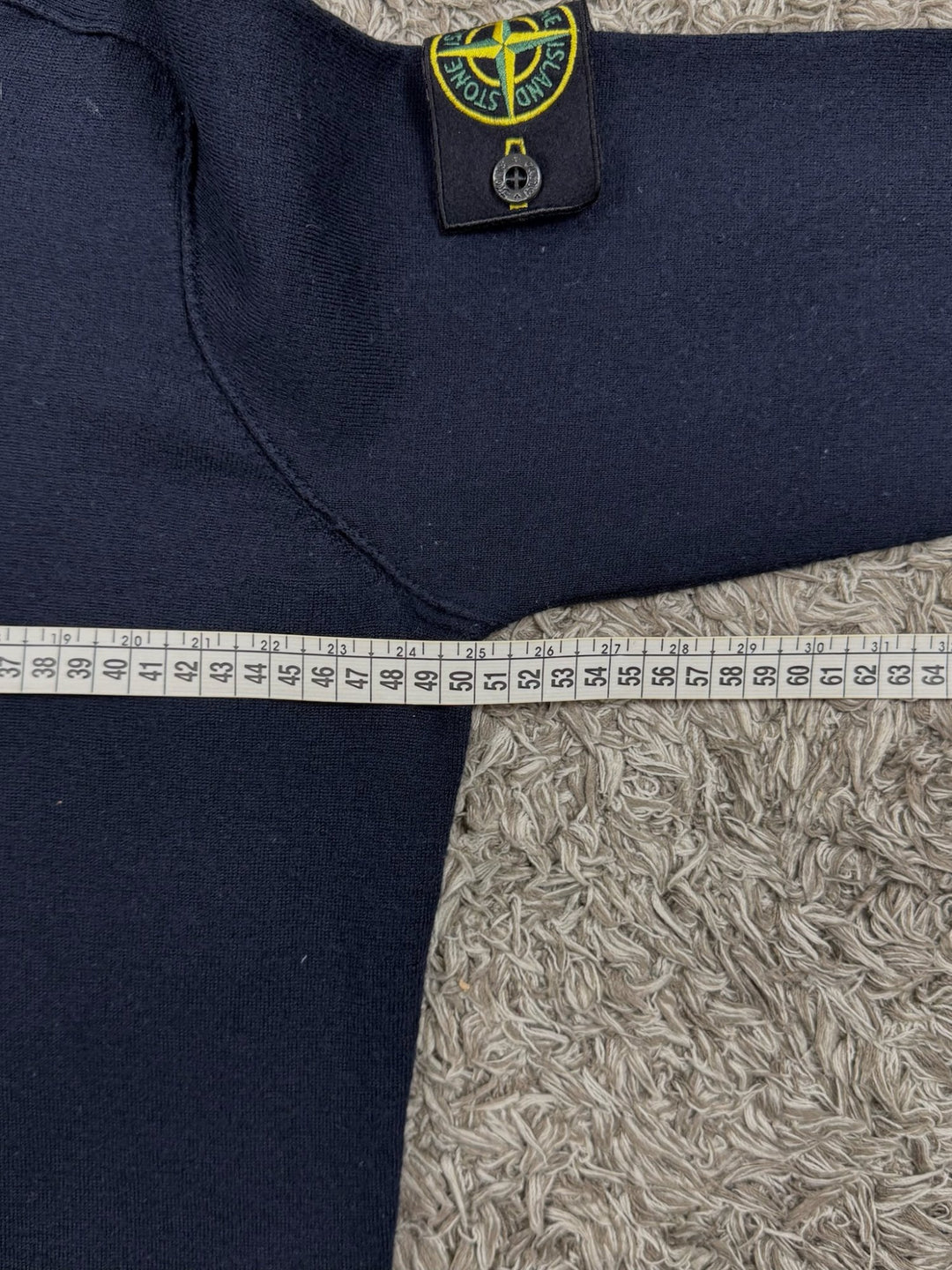 Stone Island maglione in lana half zip
