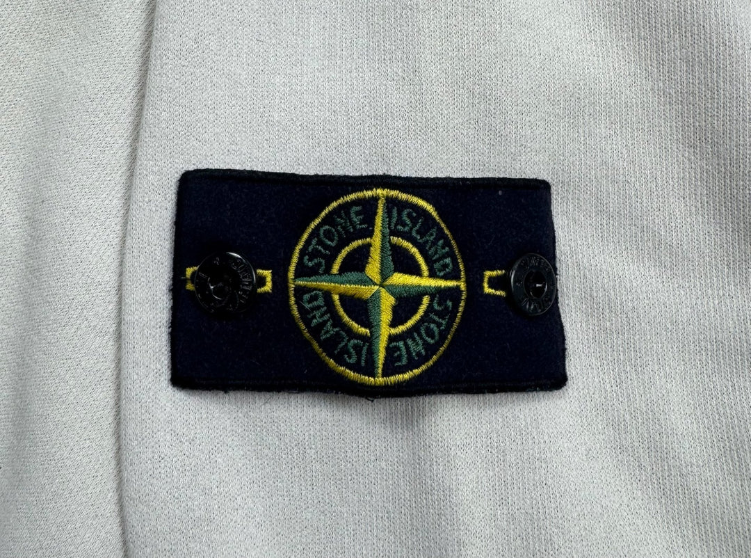 Stone Island felpa half zip con bottoni