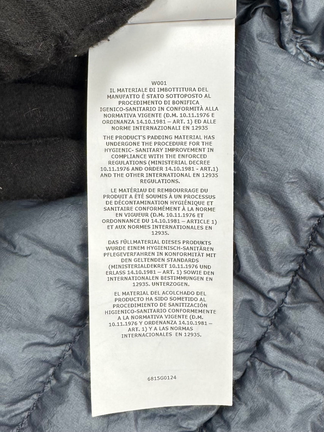 Stone Island Garment Dyed Micro Yarn Down