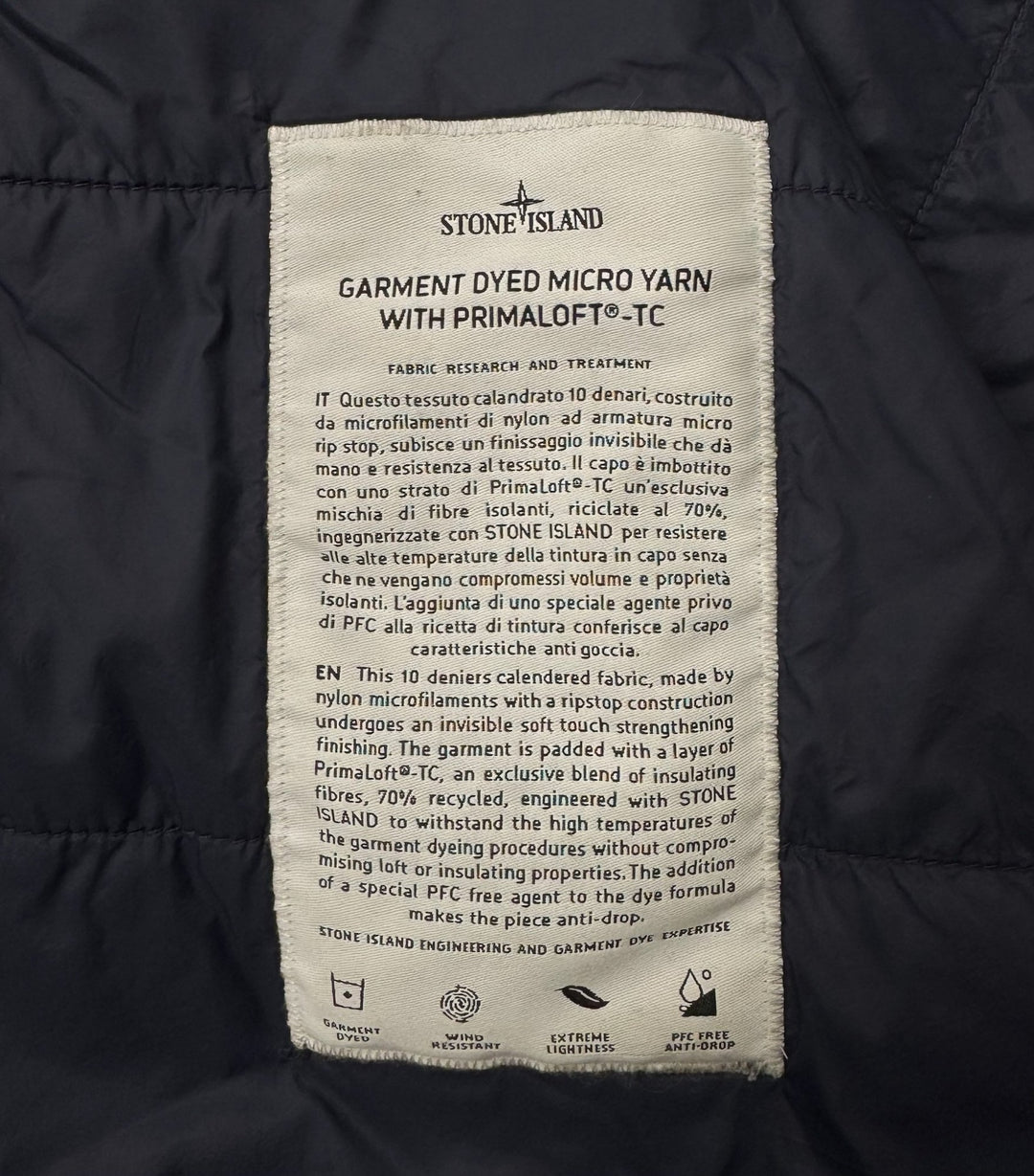 Stone Island Garment Dyed