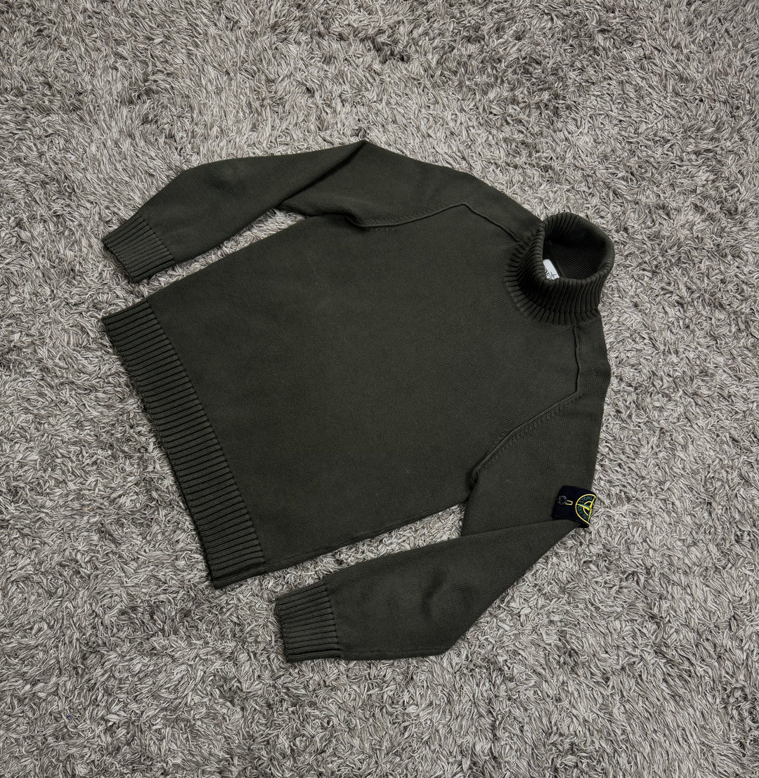 Stone Island maglione dolcevita in cotone