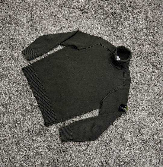Stone Island maglione dolcevita in cotone