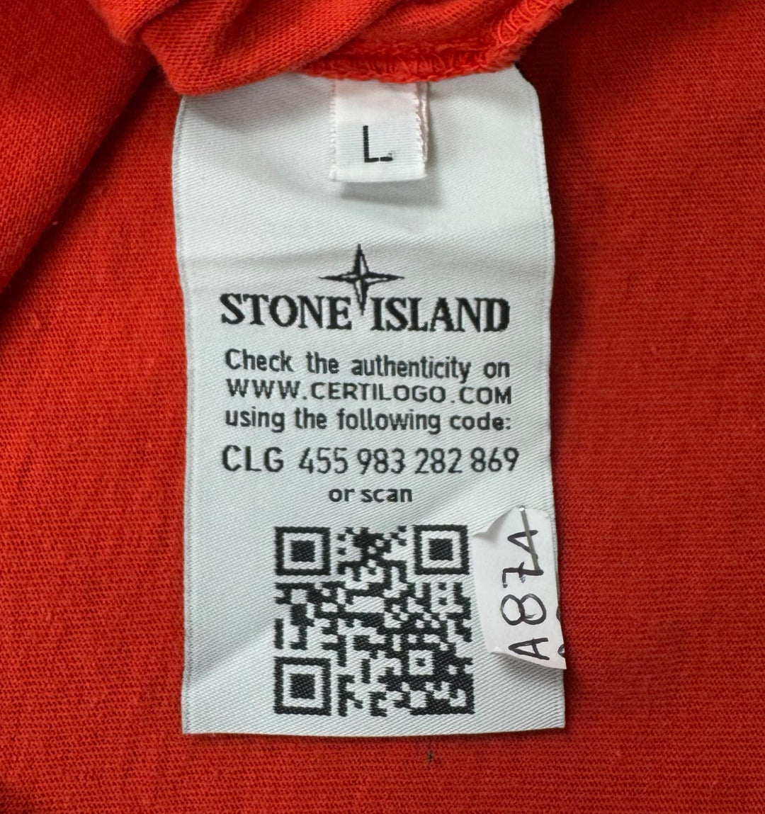 Stone Island t-shirt con scritta