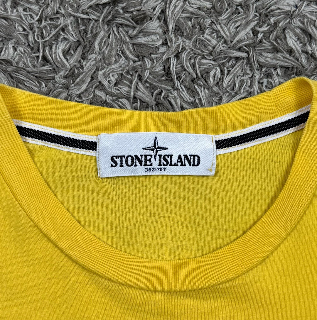 Stone Island t-shirt con stampa gommata