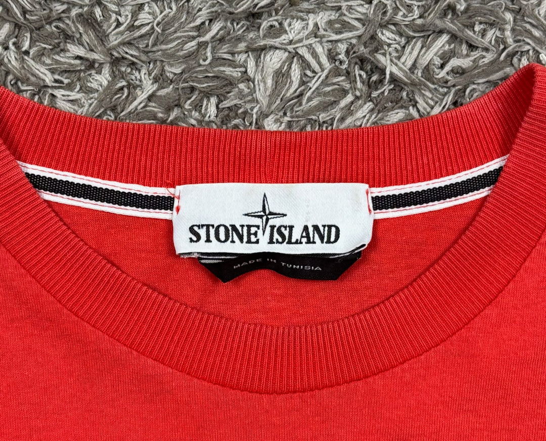 Stone Island t-shirt con scritta