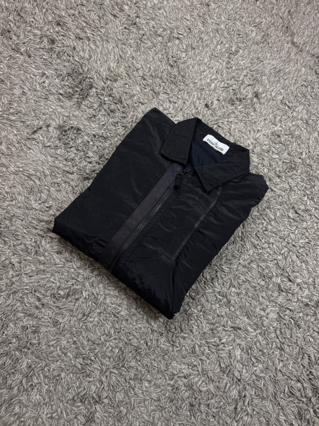 Stone Island Overshirt In Nylon