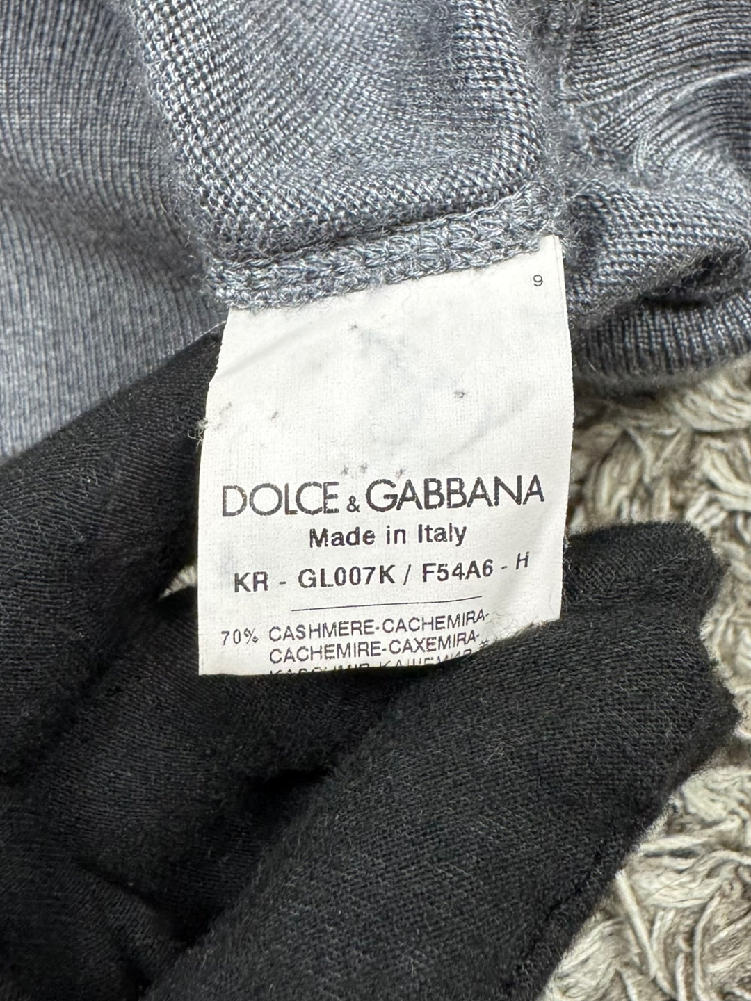 Dolce e Gabbana maglioncino in cashmere e seta