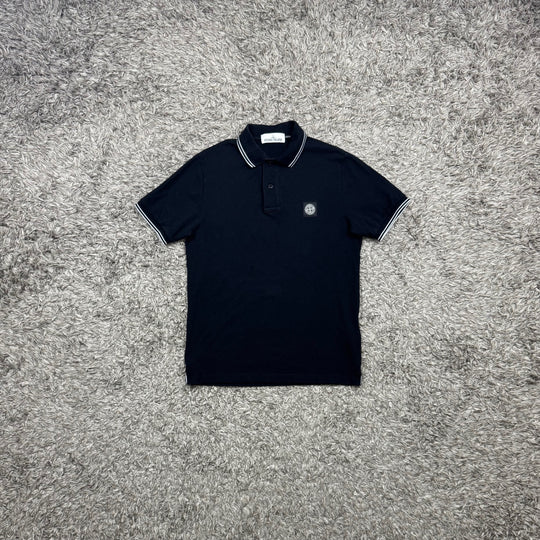 Stone Island polo dettagli bianchi