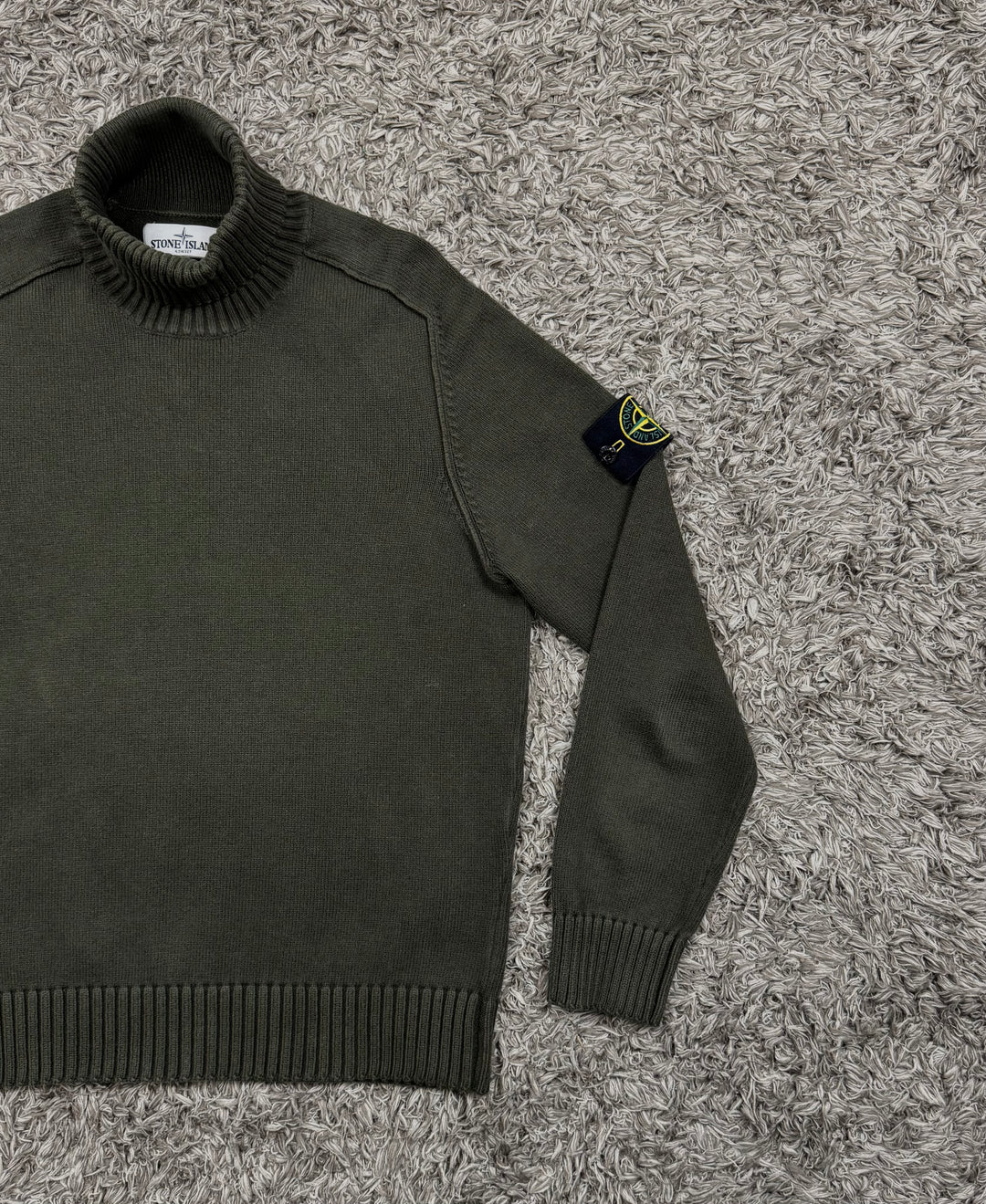 Stone Island maglione dolcevita in cotone