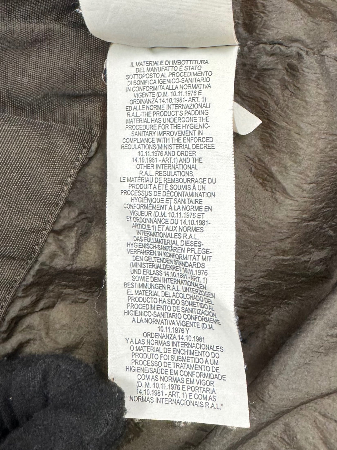 Stone Island Garment Dyed Down