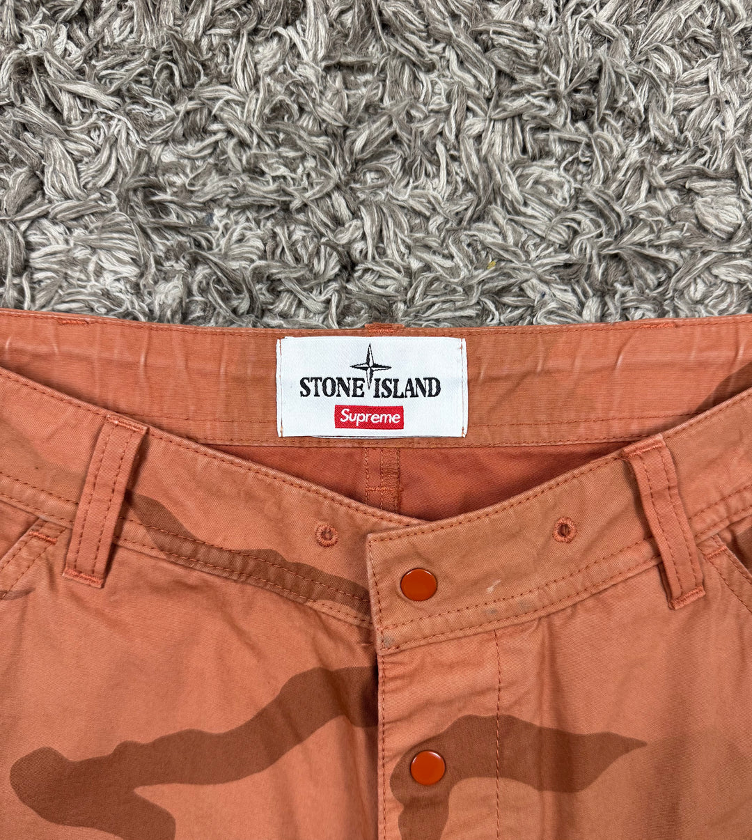 Stone Island X Supreme pantalone cargo