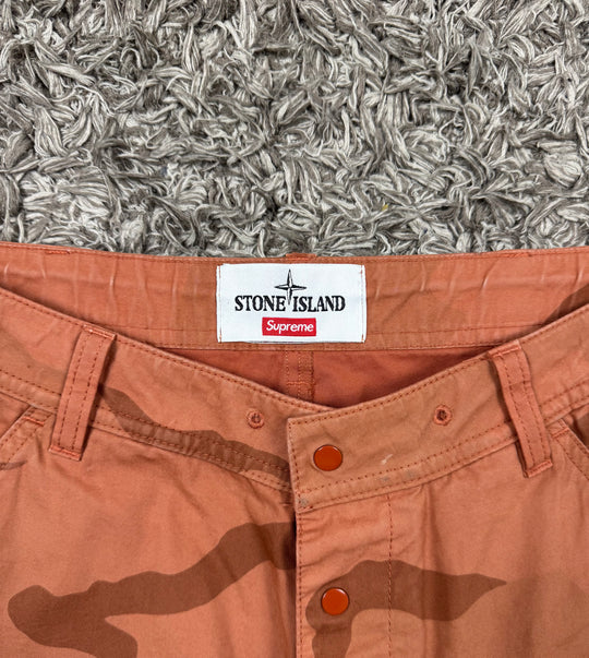 Stone Island X Supreme pantalone cargo