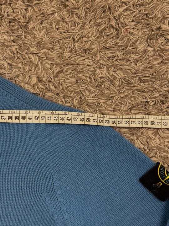 Stone Island maglione half zip con bottoni