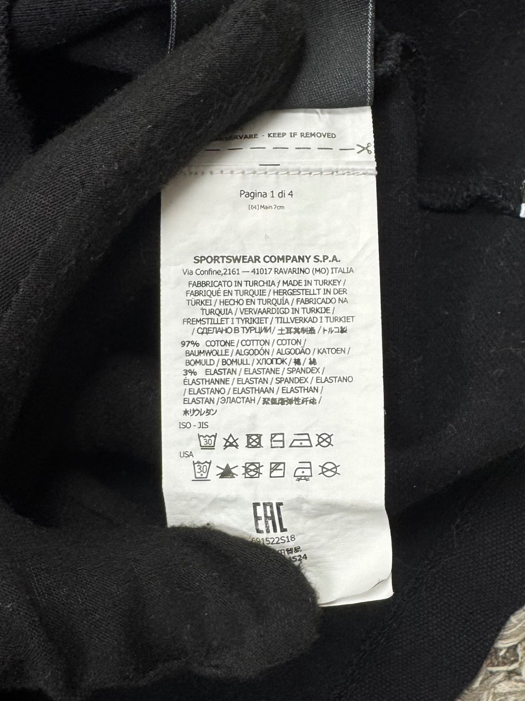 Stone Island polo dettagli bianchi