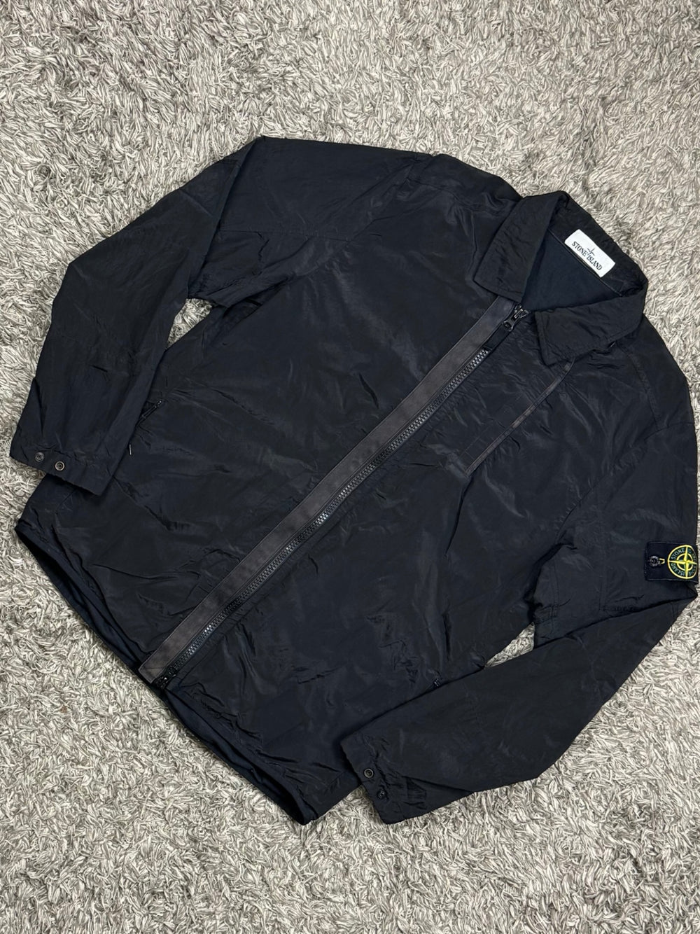 Stone Island Overshirt In Nylon