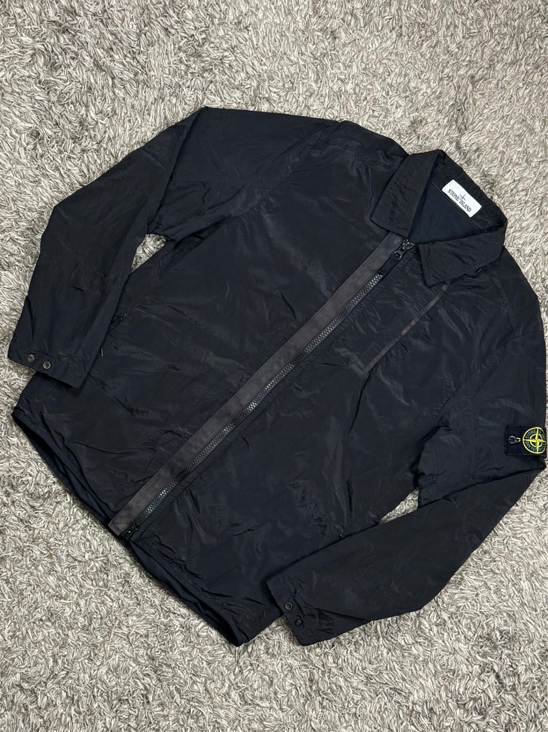 Stone Island Overshirt In Nylon
