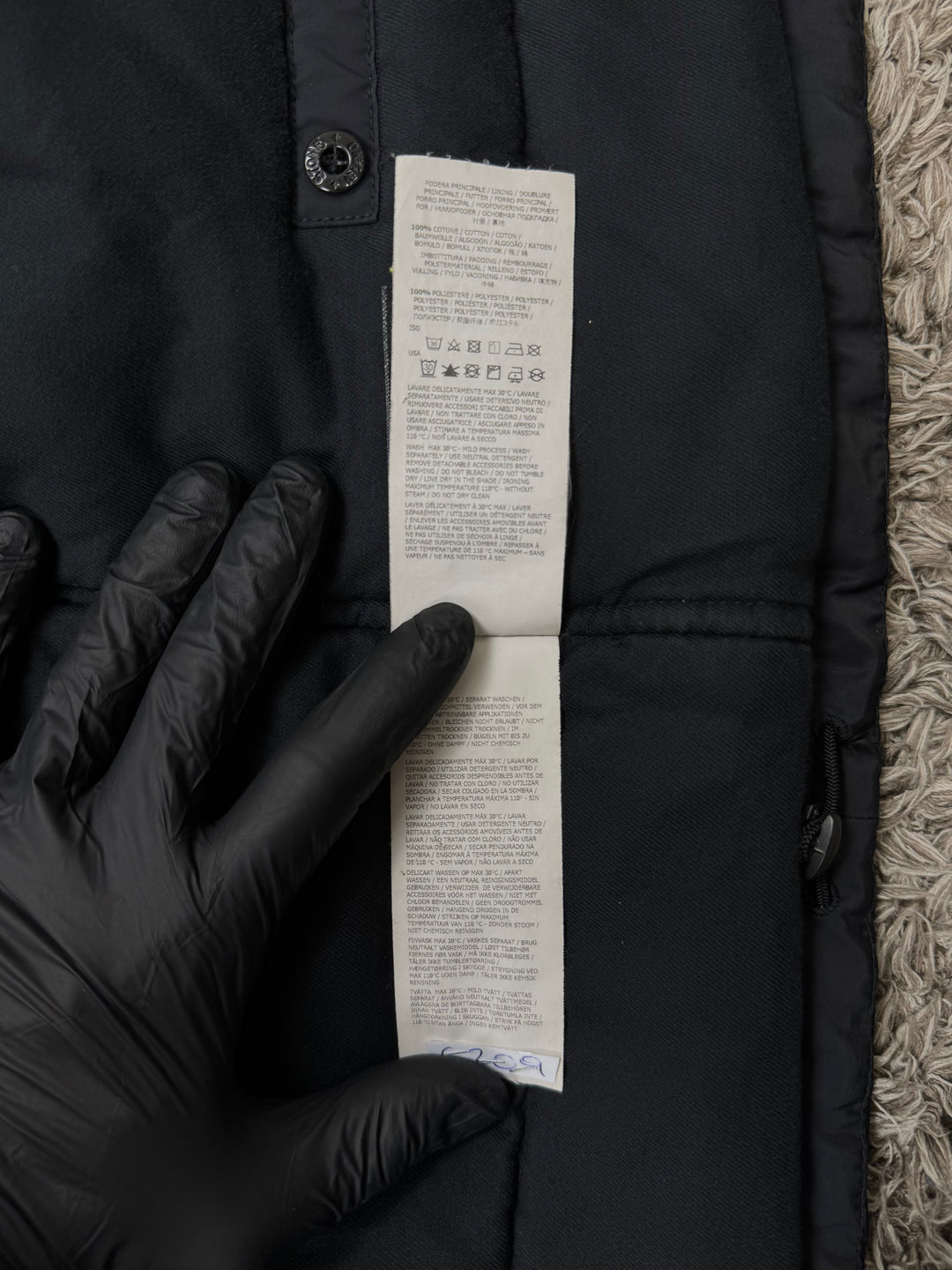 Stone Island parka micro reps in primaloft