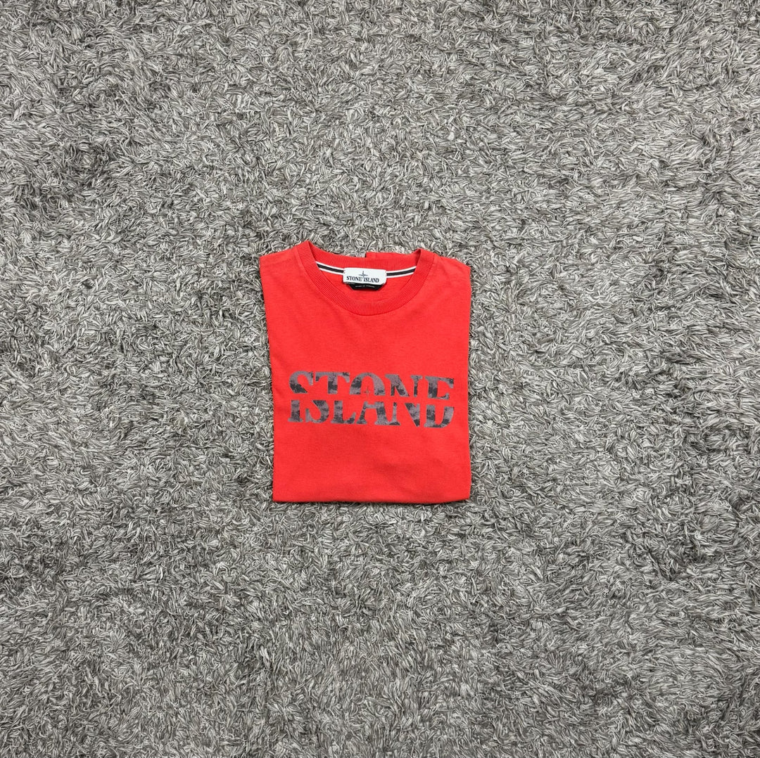 Stone Island t-shirt con scritta