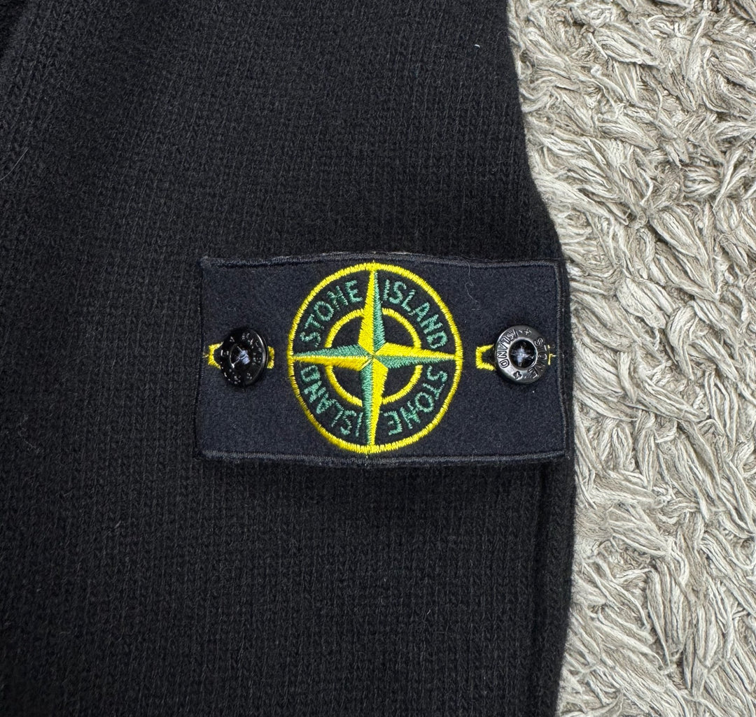 Stone Island maglione con zip e bottoni