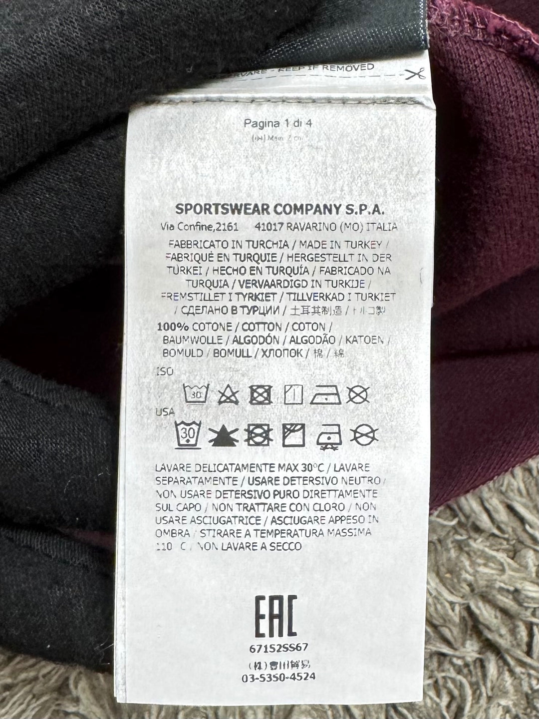 Stone Island Polo Maniche Lunghe