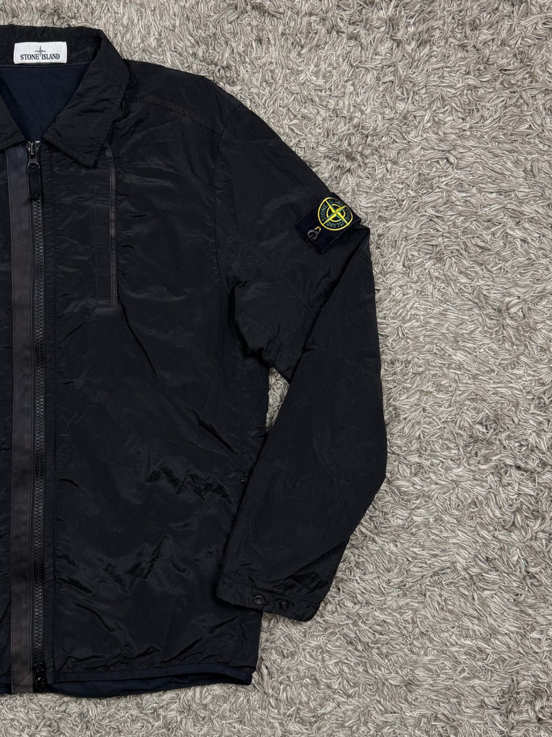 Stone Island Overshirt In Nylon