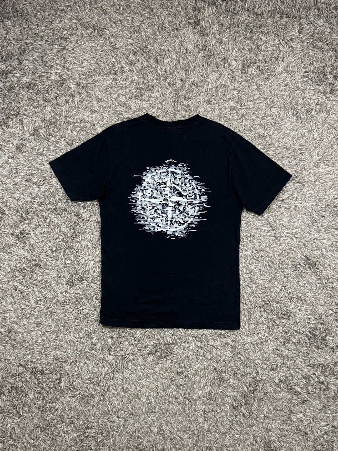 Stone Island T-shirt con stampa posteriore