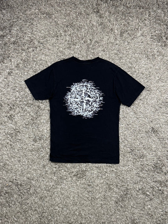 Stone Island T-shirt con stampa posteriore