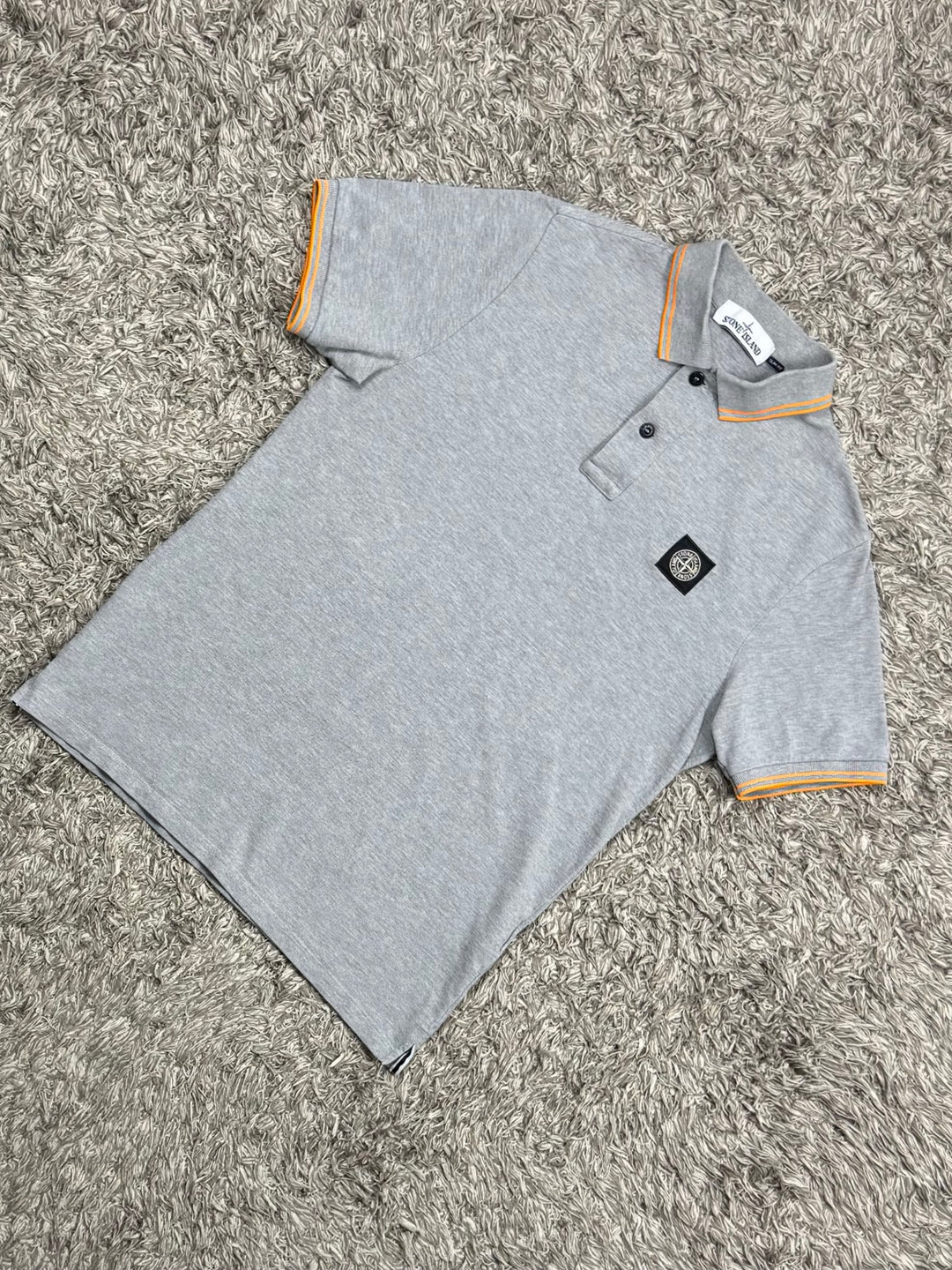 Stone Island Polo Dettaglia Arancio