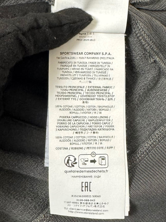 Stone Island felpa con cappuccio zip e cappuccio