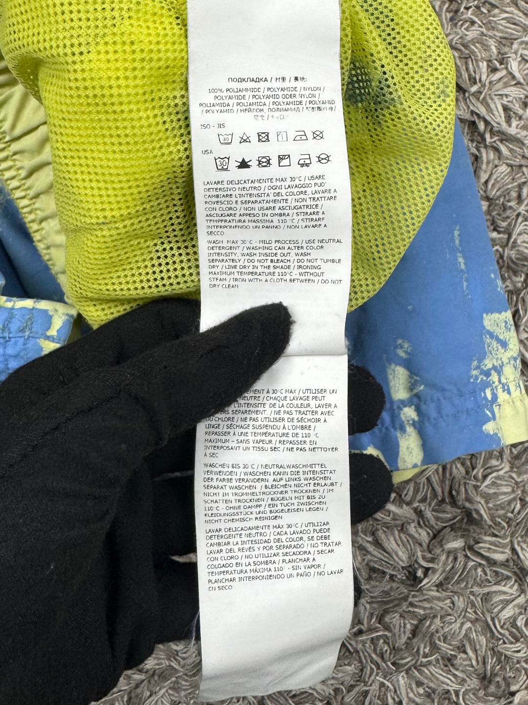 Stone Island swim shorts costumized