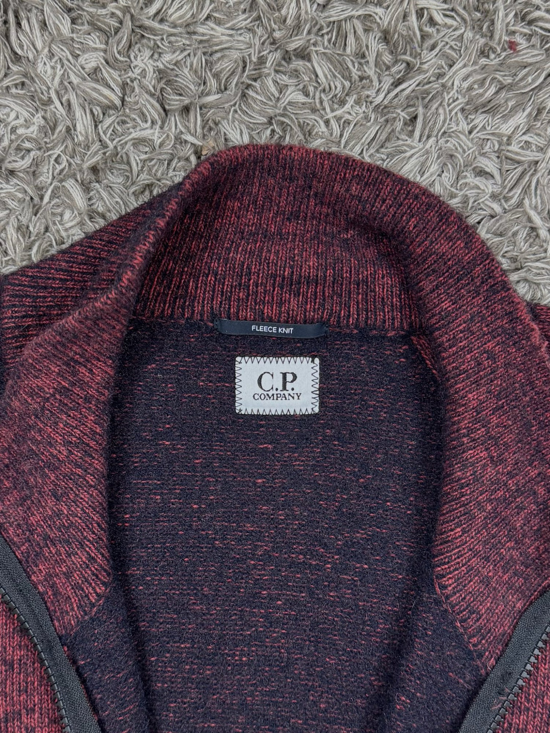 C.P. COMPANY maglione full zip in lana