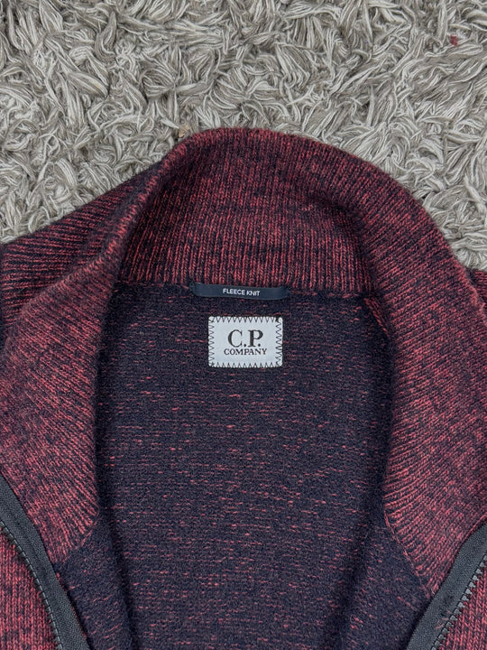 C.P. COMPANY maglione full zip in lana