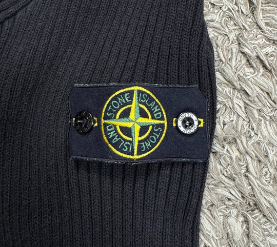 Stone Island maglione in cotone full zip
