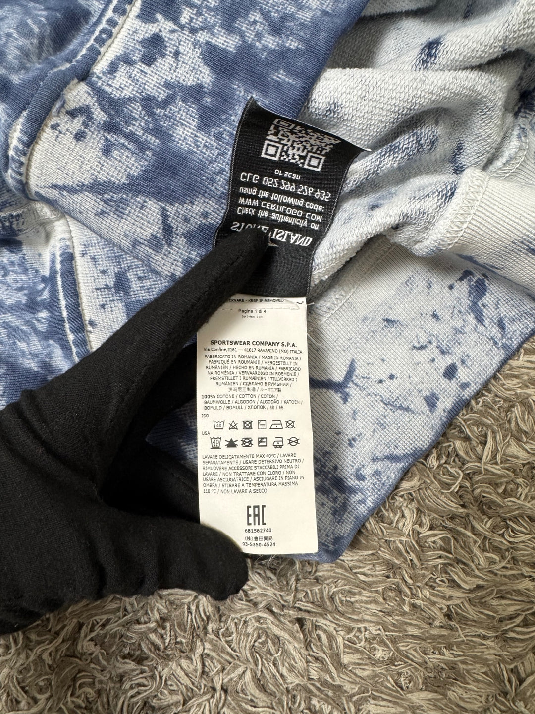 Stone Island Felpa Girocollo Customized