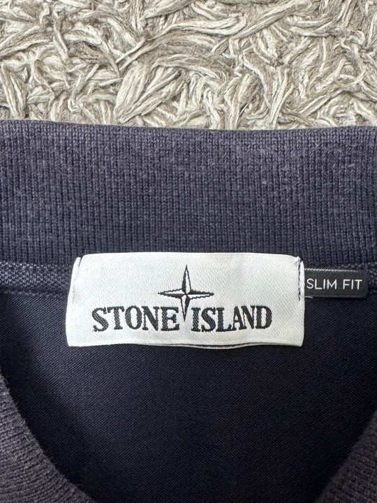 Stone Island polo dettagli gialli