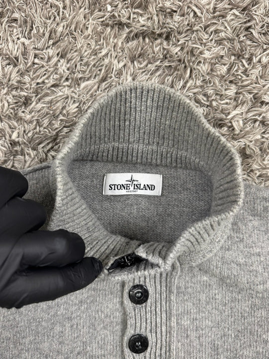 Stone Island maglione lana half zip